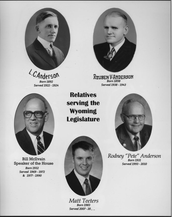Andersons in the
        Wyo Legislature