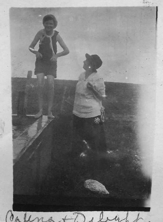 Delight Colena swimming