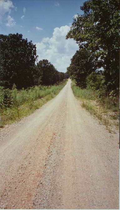 Road past Victor's farm