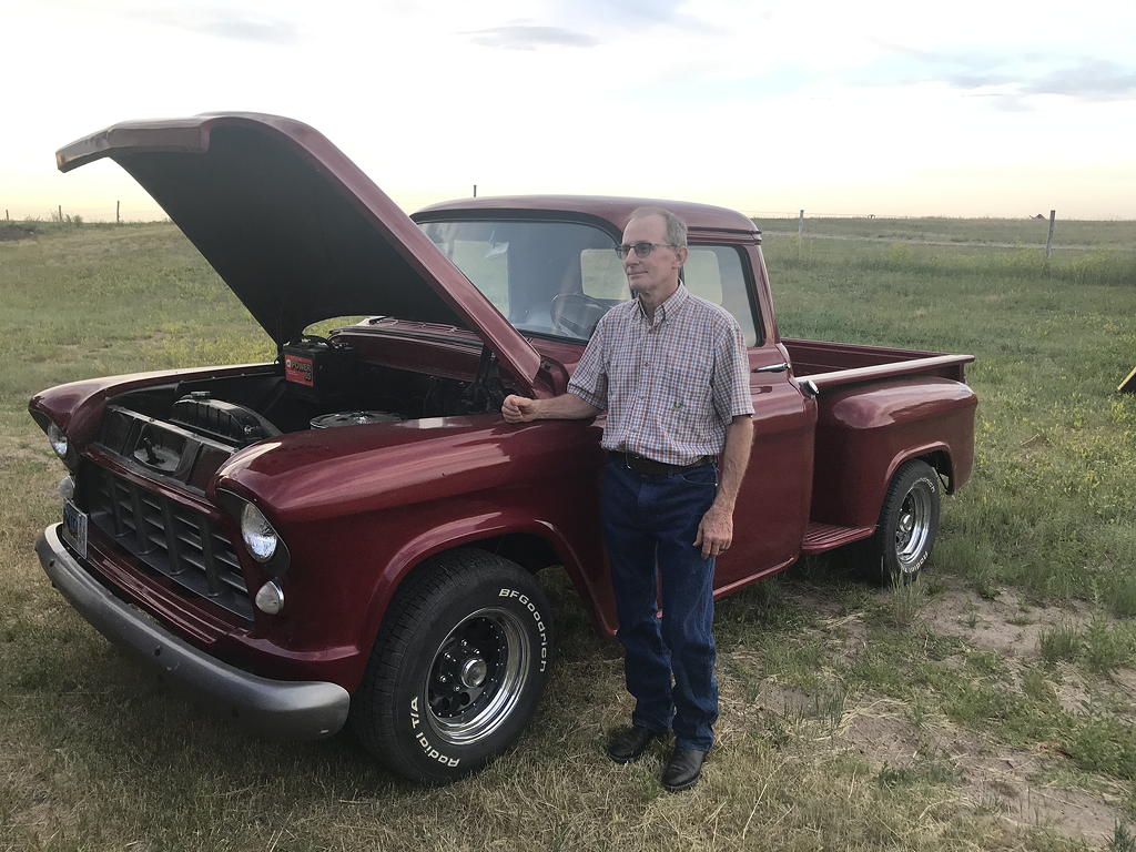 Dwayne w 1956 Chevy pickup